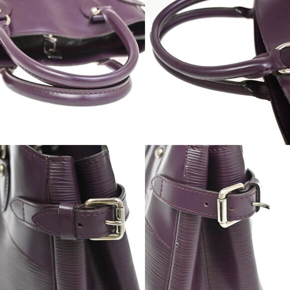 LOUIS VUITTON Passy PM Shoulder Hand Bag Epi Leather Purple SHW - Picture 8 of 16